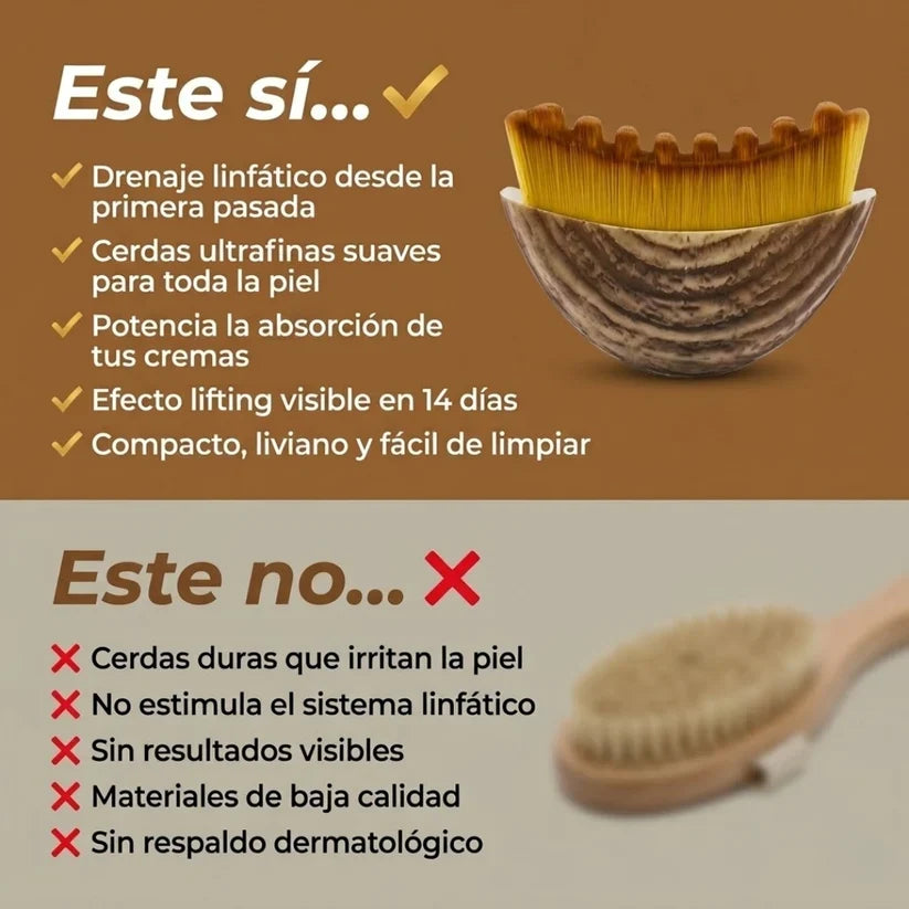 Cepillo Facial Para Masajes de Drenaje Linfatico