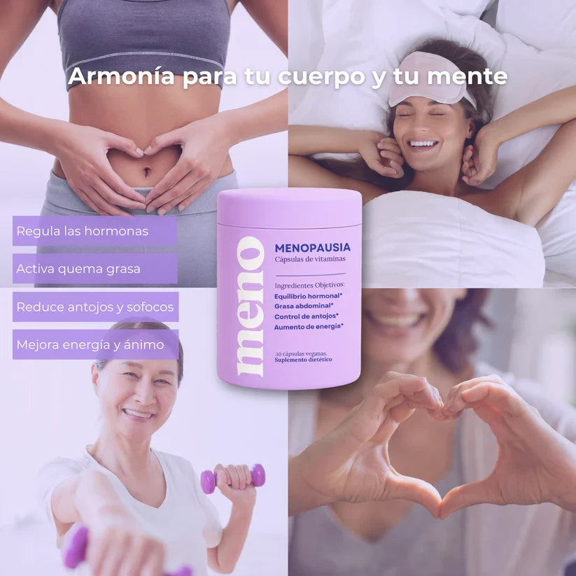 MENO® - Menos panza, menos sofocos, hormonas en equilibrio.
