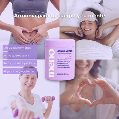 MENO® - Menos panza, menos sofocos, hormonas en equilibrio.