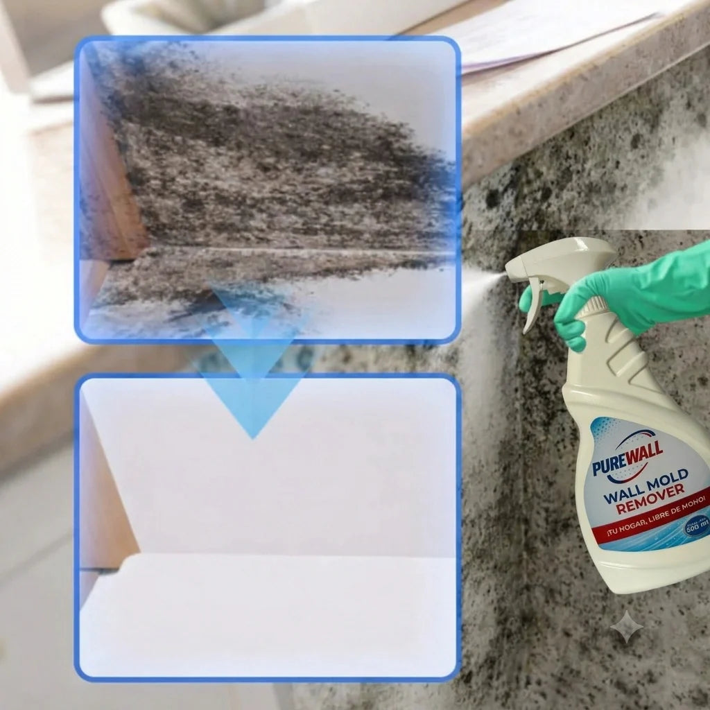 PureWall Removedor de moho | Paredes más limpias, frescas y protegidas en minutos.